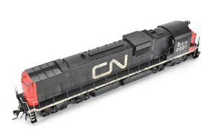 HO CON Bowser "Executive Line" CNR - Canadian National Railway Alco C630M With ESU DCC & Sound FP No. 2001 and Weathered