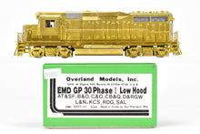 Load image into Gallery viewer, HO Brass OMI - Overland Models, Inc. Various Roads EMD GP30 PH I Low Hood
