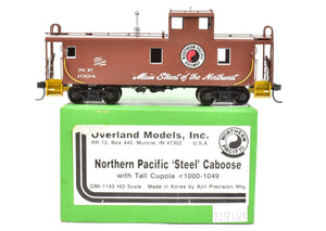 HO Brass CON OMI - Overland Models, Inc. NP - Northern Pacific Steel Caboose W/Tall Cupola  CP No. 1004