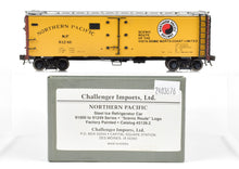 Load image into Gallery viewer, HO Brass CIL - Challenger Imports NP -Northern Pacific Steel Ice Refrigerator Car. 91000-91249 Series Scenic Route Logo F/P
