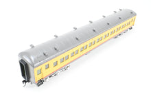 Load image into Gallery viewer, O Brass Sunset Models Third Rail UP - Union Pacific 72’ Harriman Coach FP Yellow/Gray No. 1055
