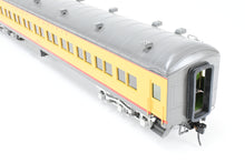 Load image into Gallery viewer, O Brass Sunset Models Third Rail UP - Union Pacific 72’ Harriman Coach FP Yellow/Gray No. 1055
