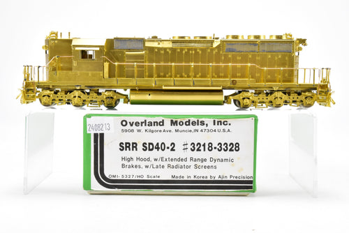 HO Brass OMI - Overland Models Inc. SRR - Southern Railway EMD SD40-2 Nos. 3218 - 3328 Hi Short Hood