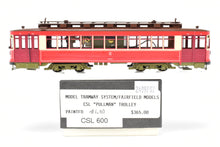 Load image into Gallery viewer, HO Brass Fairfield Models 343 CSL - Chicago Surface Lines Pullman Car Custom Painted No. 600 REBOXX
