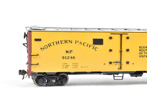 HO Brass CIL - Challenger Imports NP - Northern Pacific Steel Ice Refrigerator F/P Light Weathering