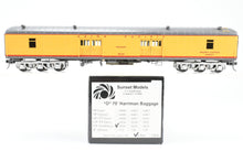 Load image into Gallery viewer, O Brass Sunset Models Third Rail UP - Union Pacific 70’ Harriman Baggage FP Yellow/Gray No. 3026
