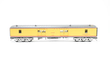 Load image into Gallery viewer, O Brass Sunset Models Third Rail UP - Union Pacific 70’ Harriman Baggage FP Yellow/Gray No. 3026
