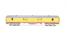 Load image into Gallery viewer, O Brass Sunset Models Third Rail UP - Union Pacific 70’ Harriman Baggage FP Yellow/Gray No. 3026
