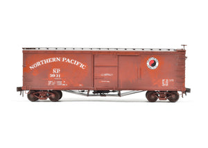 HO Brass W&R Enterprises NP - Northern Pacific Truss Rod Box Car Painted No. 3931 Weathered AS-IS