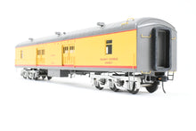 Load image into Gallery viewer, O Brass Sunset Models Third Rail UP - Union Pacific 70’ Harriman Baggage FP Yellow/Gray No. 3026
