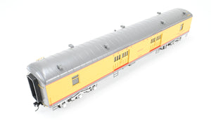 O Brass Sunset Models Third Rail UP - Union Pacific 70’ Harriman Baggage FP Yellow/Gray No. 3026