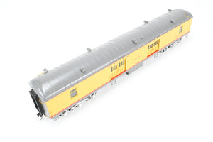 O Brass Sunset Models Third Rail UP - Union Pacific 70’ Harriman Baggage FP Yellow/Gray No. 3026