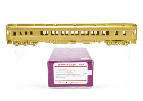 HO Brass Shoreham Shops Various Roads Pullman 14-Section Sleeper Plan 3958A