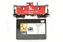 Load image into Gallery viewer, O Brass Sunset Models 2 Rail C&amp;O Chesapeake and Ohio Steel Caboose FP in Red/Black #90240
