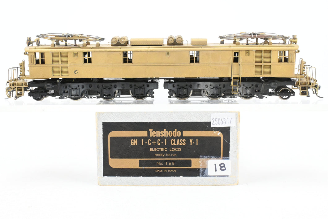 HO Brass PFM - Tenshodo GN - Great Northern Y-1 Class 2-C-C-2 Electric Locomotive W/Can Motor Upgrade
