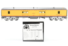 Load image into Gallery viewer, O Brass Sunset Models Third Rail UP - Union Pacific 70’ Harriman Baggage FP Yellow/Gray No. 3035
