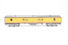Load image into Gallery viewer, O Brass Sunset Models Third Rail UP - Union Pacific 70’ Harriman Baggage FP Yellow/Gray No. 3035
