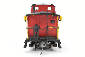 O Brass Sunset Models 2-Rail C&O - Chesapeake & Ohio Steel Caboose FP in Red/Black #90220