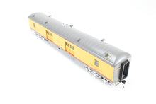 Load image into Gallery viewer, O Brass Sunset Models Third Rail UP - Union Pacific 70’ Harriman Baggage FP Yellow/Gray No. 3035
