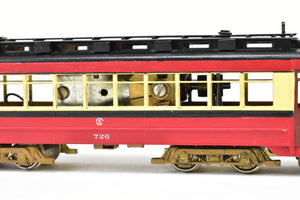 HO Brass Fairfield Models 343 CSL - Chicago Surface Lines Pullman Car Custom Painted No. 726