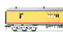 Load image into Gallery viewer, O Brass Sunset Models Third Rail UP - Union Pacific 70’ Harriman Baggage FP Yellow/Gray No. 3035
