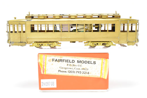 HO Brass Fairfield Models 343 CSL - Chicago Surface Lines Pullman Car