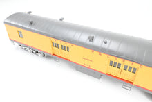 Load image into Gallery viewer, O Brass Sunset Models Third Rail UP - Union Pacific 70’ Harriman Baggage FP Yellow/Gray No. 3035
