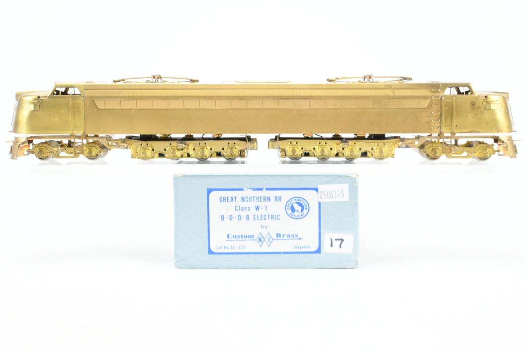 HO Brass NJ Custom Brass GN - Great Northern General Electric W-1 Class 4-D-D-4 Electric Locomotive