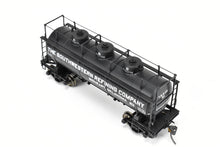Load image into Gallery viewer, HO Brass W&amp;R Enterprises Various Roads AC&amp;F 10,000 GAL 3-Dome Tank Car With High Walkway C/P The Southwestern Refining Company

