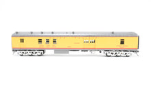 Load image into Gallery viewer, O Brass Sunset Models Third Rail UP - Union Pacific 70’ Harriman RPO FP Yellow/Gray No. 2257
