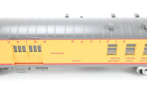 O Brass Sunset Models Third Rail UP - Union Pacific 70’ Harriman RPO FP Yellow/Gray No. 2257