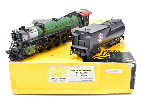 O Brass CON Sunset Models GN - Great Northern S-2 Class 4-8-4 Custom Painted No. 2578