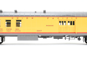 O Brass Sunset Models Third Rail UP - Union Pacific 70’ Harriman RPO FP Yellow/Gray No. 2257