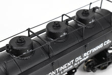Load image into Gallery viewer, HO Brass W&amp;R Enterprises Various Roads AC&amp;F 10,000 GAL 3-Dome Tank Car With High Walkway C/P The Mid Continent Oil Refining Co.
