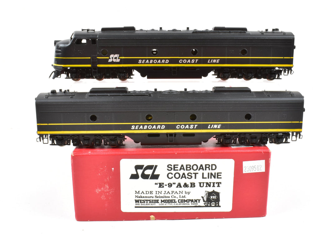 HO Brass Westside Model Co. SCL - Seaboard Coast Line E9 A/B Set FP