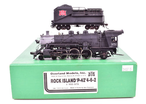 HO Brass OMI - Overland Models CRI&P - Rock Island P-42 4-6-2 Pacific CP #951