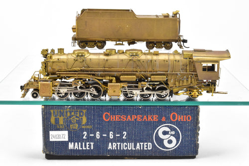 HO Brass PFM - United C&O - Chesapeake & Ohio H-6 2-6-6-2
