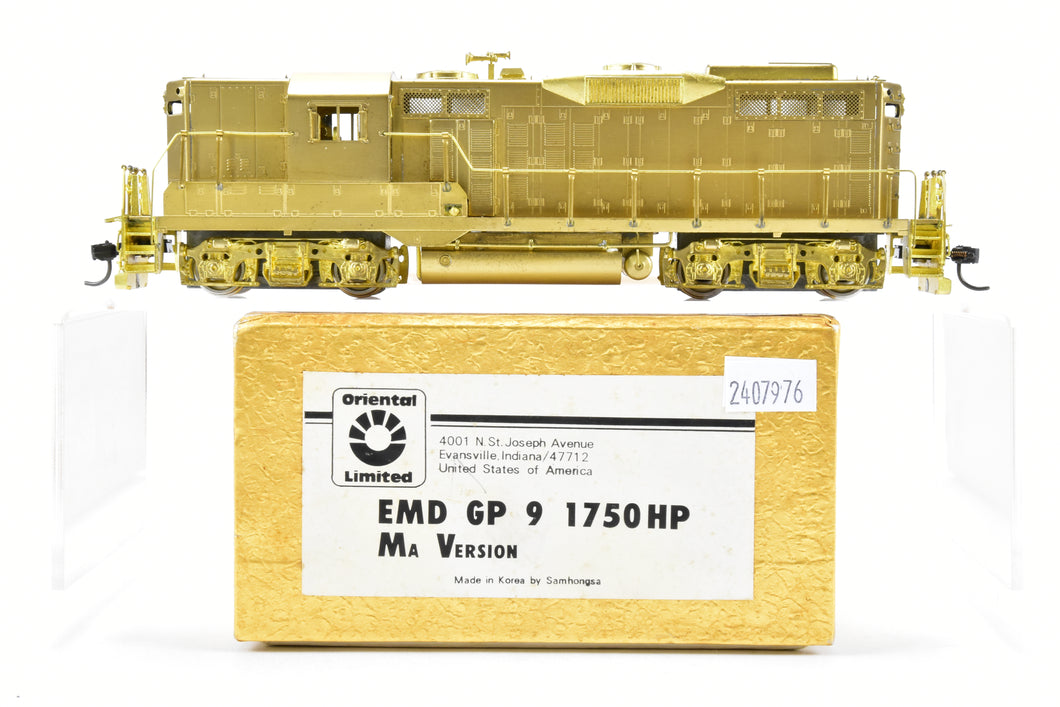 HO Brass Oriental Limited UP - Union Pacific EMD GP9 - 1750 HP  - MA Version