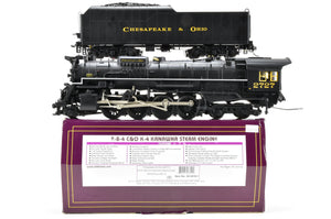 O Scale MTH - Mike's Train House Premier Plastic/Diecast C&O - Chesapeake & Ohio 2-8-4 "Kanawha" 2-Rail Conversion