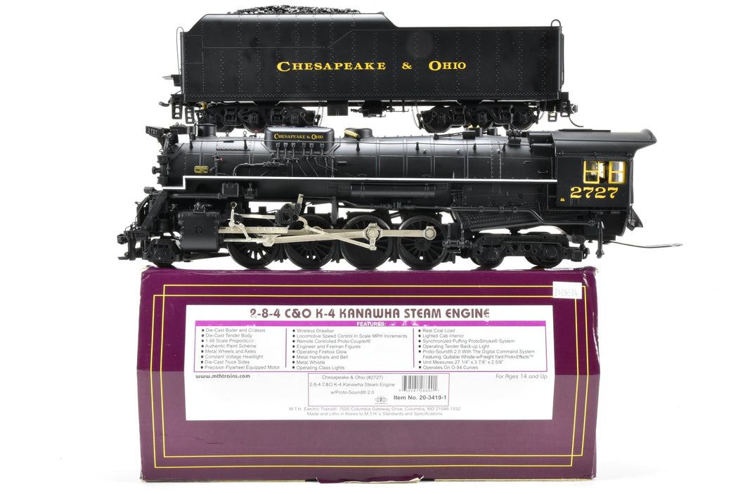 Locomotive Peabody AS-616 et 2-Bay Hopper 6 Car Set 3 rails Locomotive Peabody AS-616 et 2-Bay Hopper 6 Car Set 3 rails