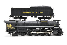 Load image into Gallery viewer, O Scale MTH - Mike&#39;s Train House Premier Plastic/Diecast C&amp;O - Chesapeake &amp; Ohio 2-8-4 &quot;Kanawha&quot; 2-Rail Conversion
