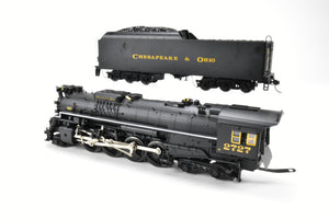 O Scale MTH - Mike's Train House Premier Plastic/Diecast C&O - Chesapeake & Ohio 2-8-4 "Kanawha" 2-Rail Conversion