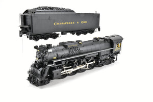 O Scale MTH - Mike's Train House Premier Plastic/Diecast C&O - Chesapeake & Ohio 2-8-4 "Kanawha" 2-Rail Conversion