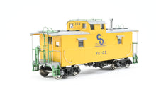 Load image into Gallery viewer, O Brass OMI - Overland Models, Inc. C&amp;O - Chesapeake &amp; Ohio Steel Caboose #90200-90299 Series Factory Painted Yellow Body No. 90205
