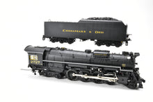 Load image into Gallery viewer, O Scale MTH - Mike&#39;s Train House Premier Plastic/Diecast C&amp;O - Chesapeake &amp; Ohio 2-8-4 &quot;Kanawha&quot; 2-Rail Conversion
