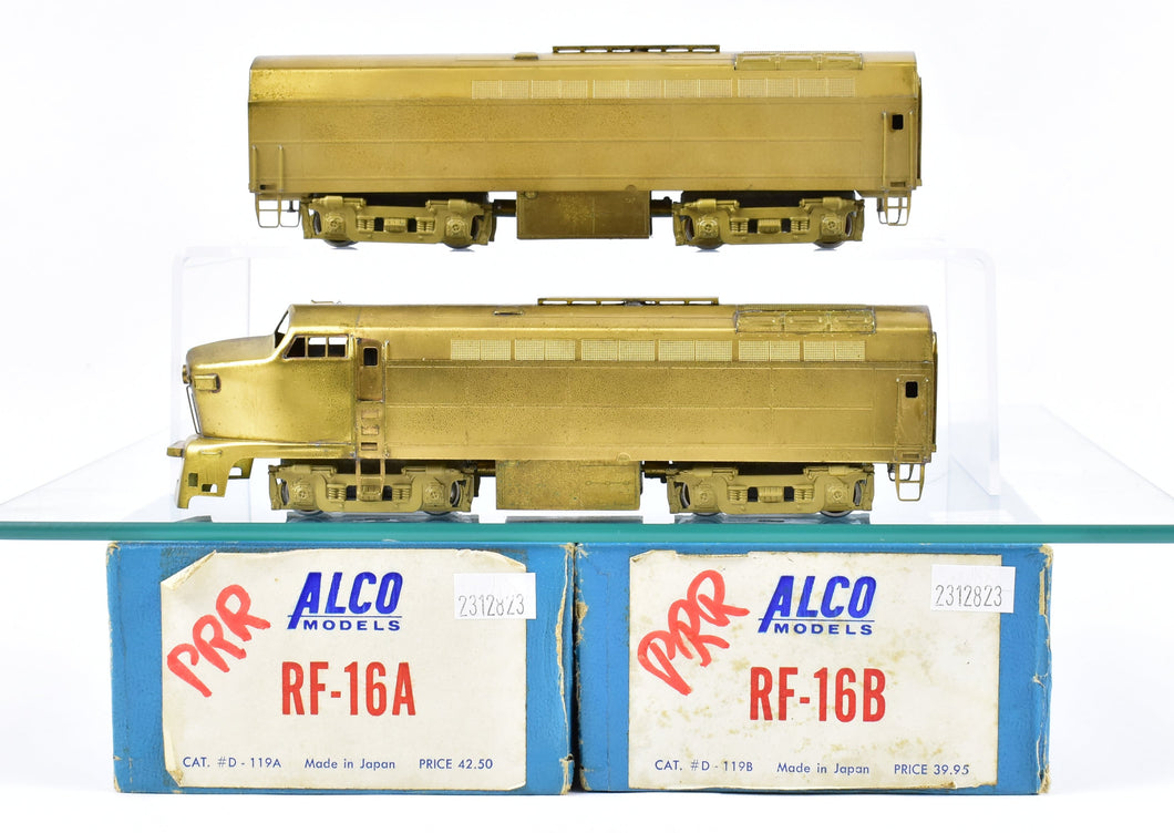 HO Brass Alco Models Various Roads Baldwin RF-16A & RF-16B Powered Diesels 2-Unit Set