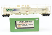 Load image into Gallery viewer, O Brass OMI - Overland Models, Inc. Various Roads Linde-Union Tank Canadian Liquid Air Tank Car #80015 Factory Painted No. 80015
