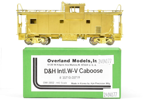 HO Brass OMI - Overland Models, Inc. D&H - Delaware & Hudson International Wide-Vision Caboose