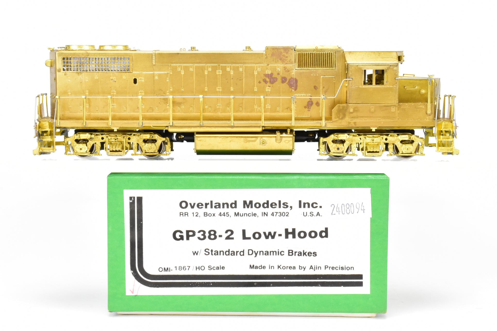 HO Brass OMI - Overland Models Inc. Various Roads EMD GP38-2