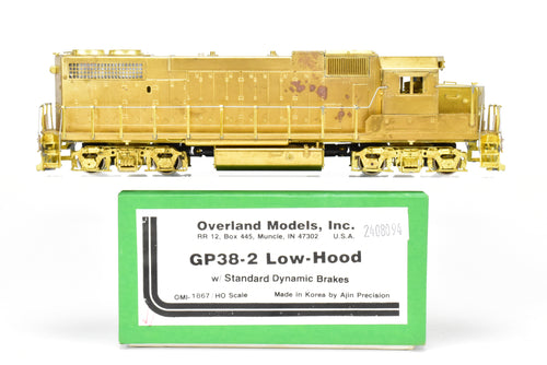 HO Brass OMI - Overland Models Inc. Various Roads EMD GP38-2 Non Dynamic Brake Version WRONG BOX